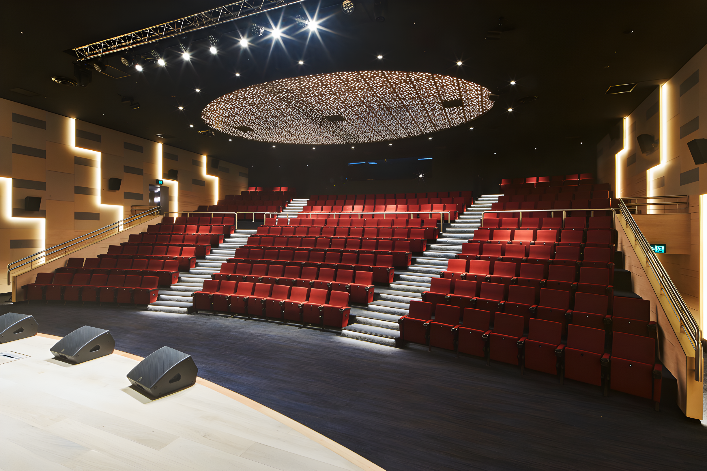 Profurn performing arts seating and auditorium seating at Liverpool Catholic Club, NSW, Australia